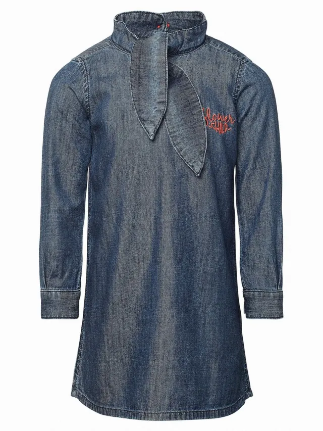 Noppies Jurk Bayannur - Medium Blue Denim