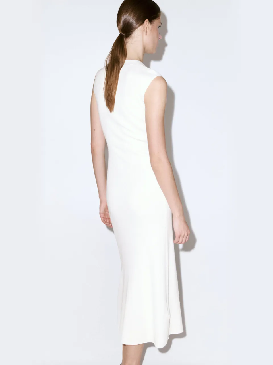 Mango midi jurk - wit, foto 3