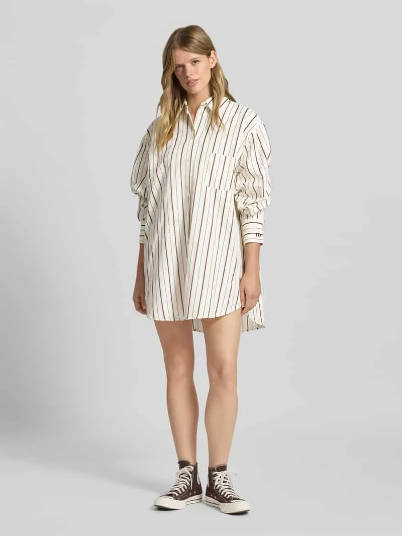 LeGer Overhemdjurk met borstzak offwhite, foto 3