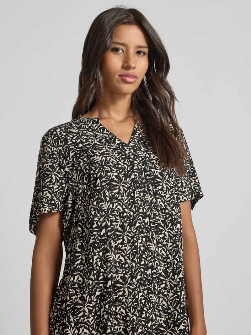 Tom Tailor Oversized mini-jurk van pure viscose zwart, foto 5