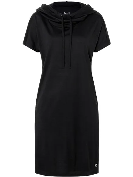 Super.Natural Women's Funnel Dress - Jurk, zwart