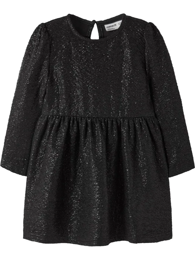 NAME IT Jurk Lange mouwen Black