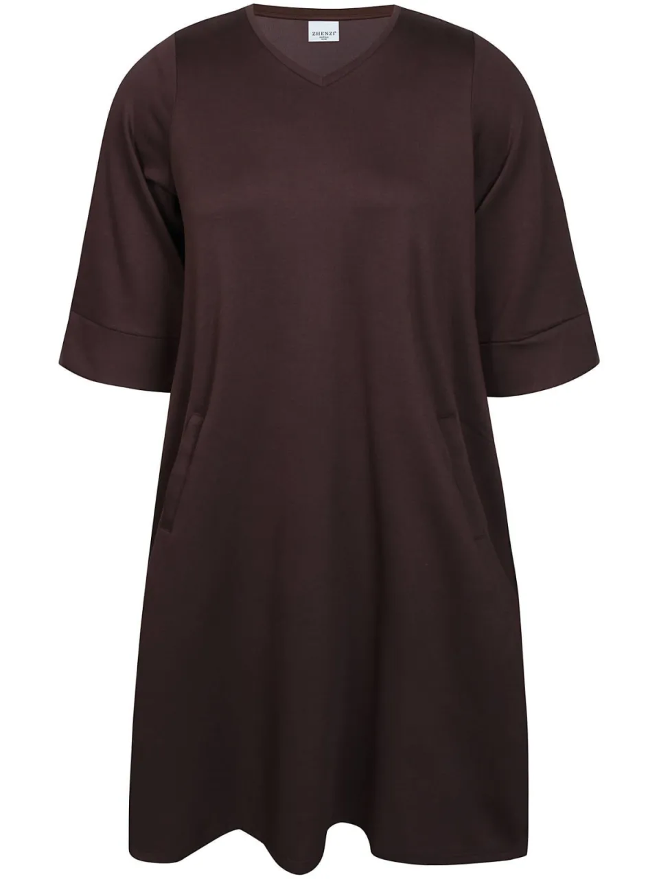 Zhenzi A-lijn jurk Plus Size - bruin, foto 2