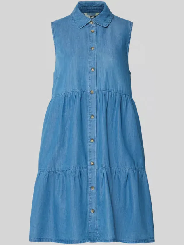 Only BEA SIESTA minijurk blauw, foto 2