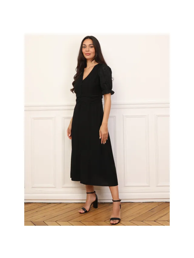 La Modeuse Jurk La Modeuse 70942_P166215 Zwart