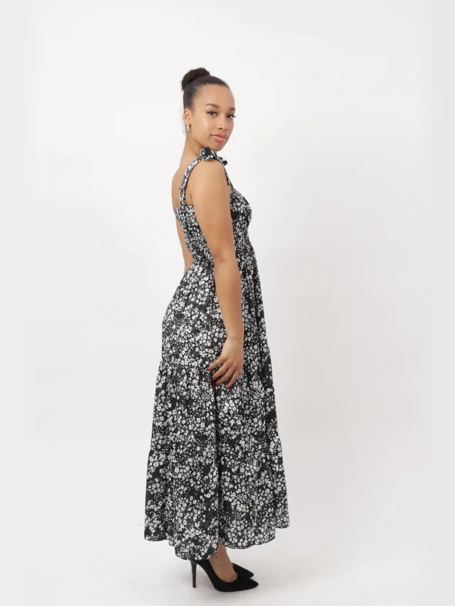 Elara Maxikleid Schwarz