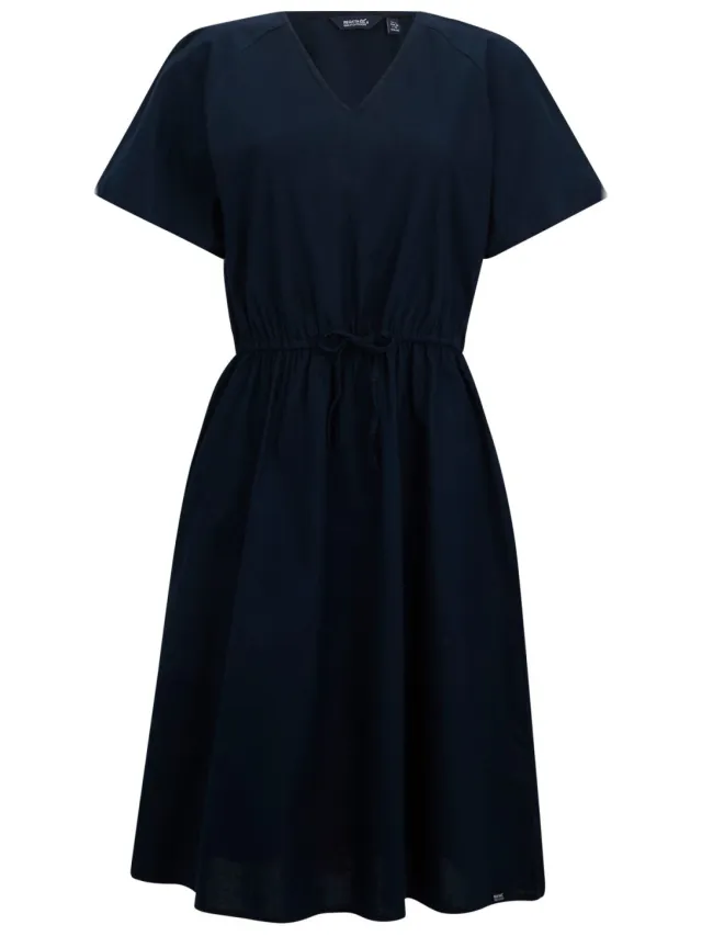 Regatta Dames/Dames Elona Midi Dress (Marine) Marineblauw
