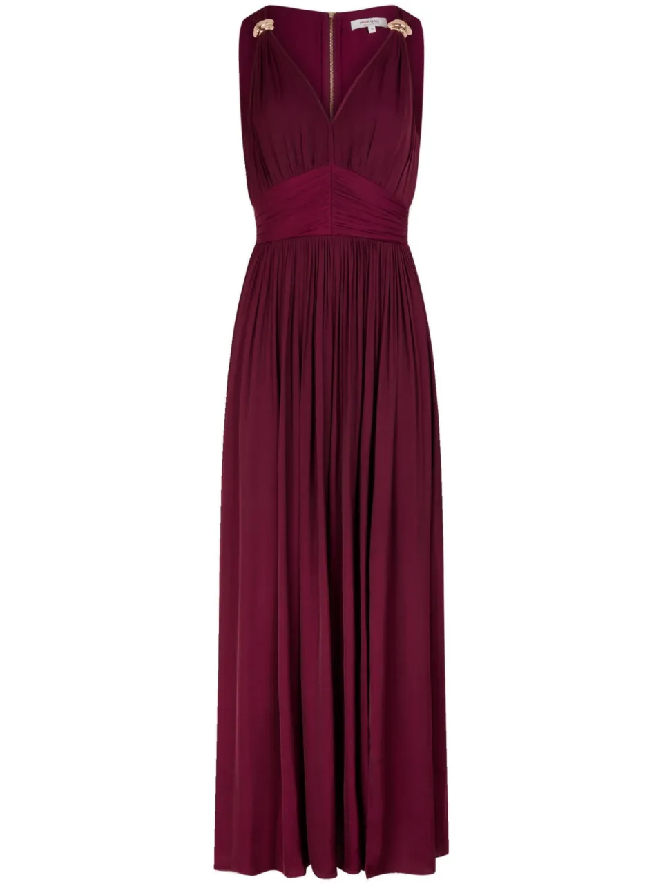 Morgan maxi jurk donkerrood, foto 2