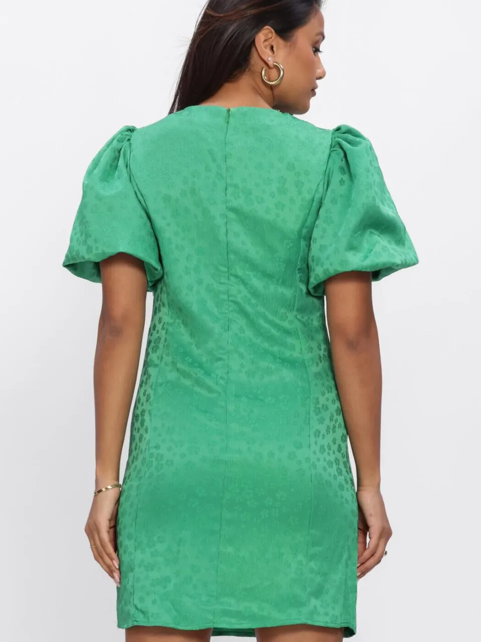 Y.A.S. YAS Dames Jurken Yassanne Ss Dress - Groen, foto 3