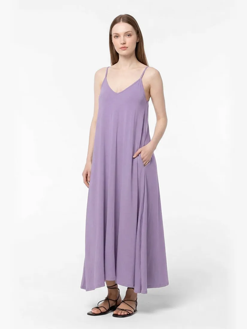 Basiclo Chloe Long Dress VIOLET
