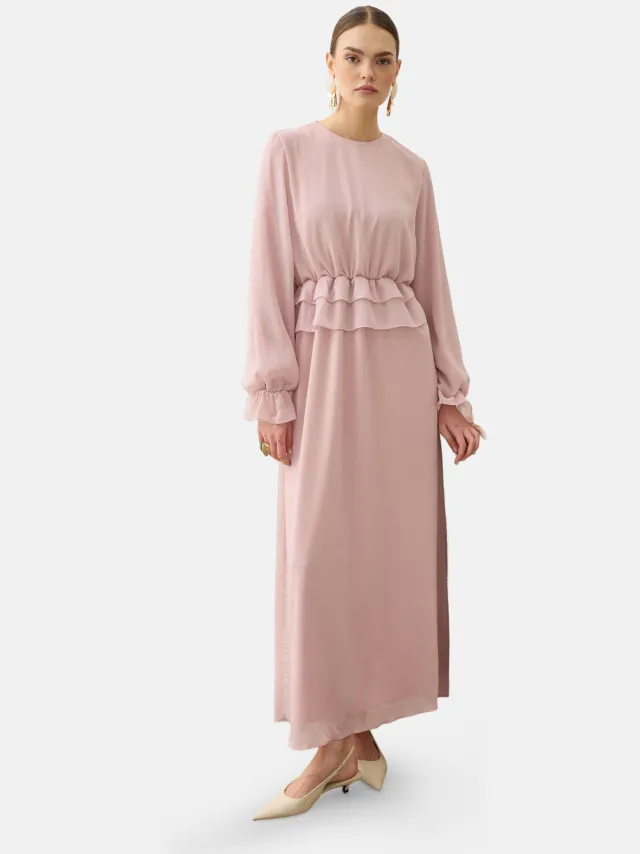 Refka Modest Dress Refka Roze