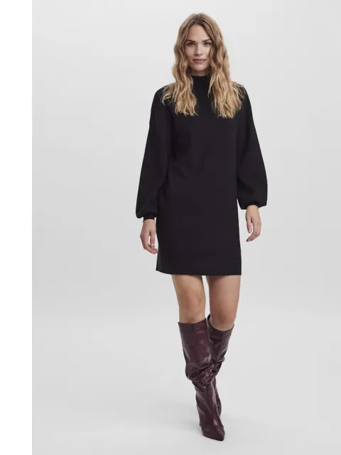 Vero Moda Vmnancy gebreide jurk zwart, foto 6