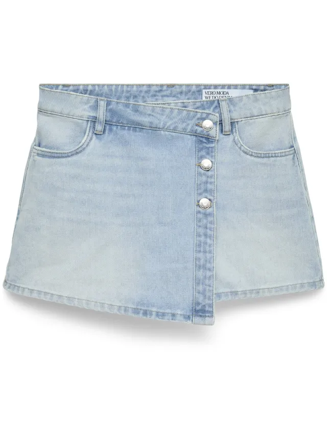 Vero Moda Simone Denim Rok Dames Light Blue Denim