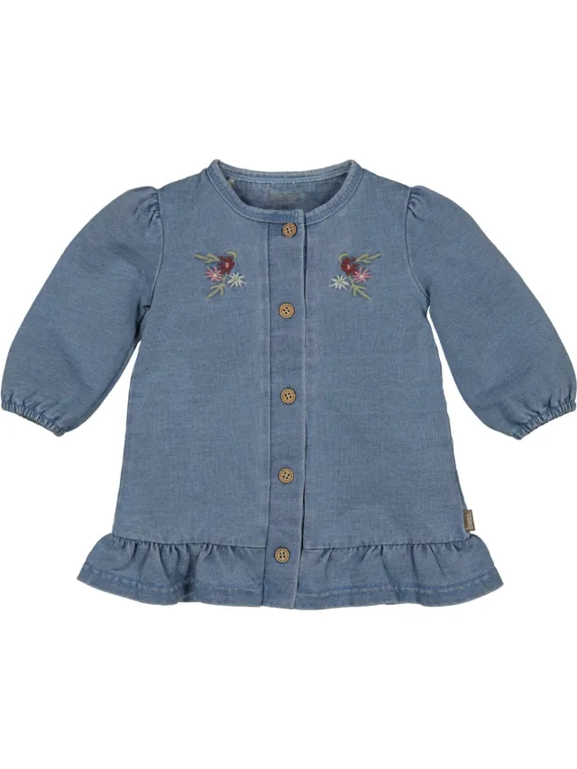 B.E.S.S. Baby Denim Jurkje blauw denim