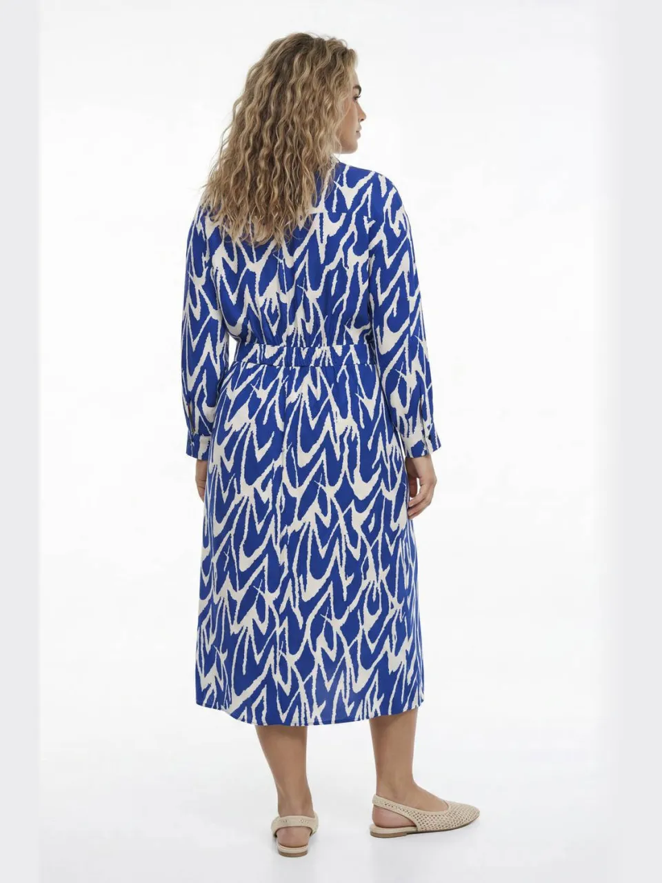 Only Carmakoma blousejurk blauw, foto 3