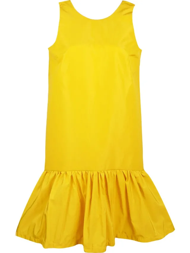 Very Simple Verysimple • korte gele jurk • maat XS (IT40) Geel