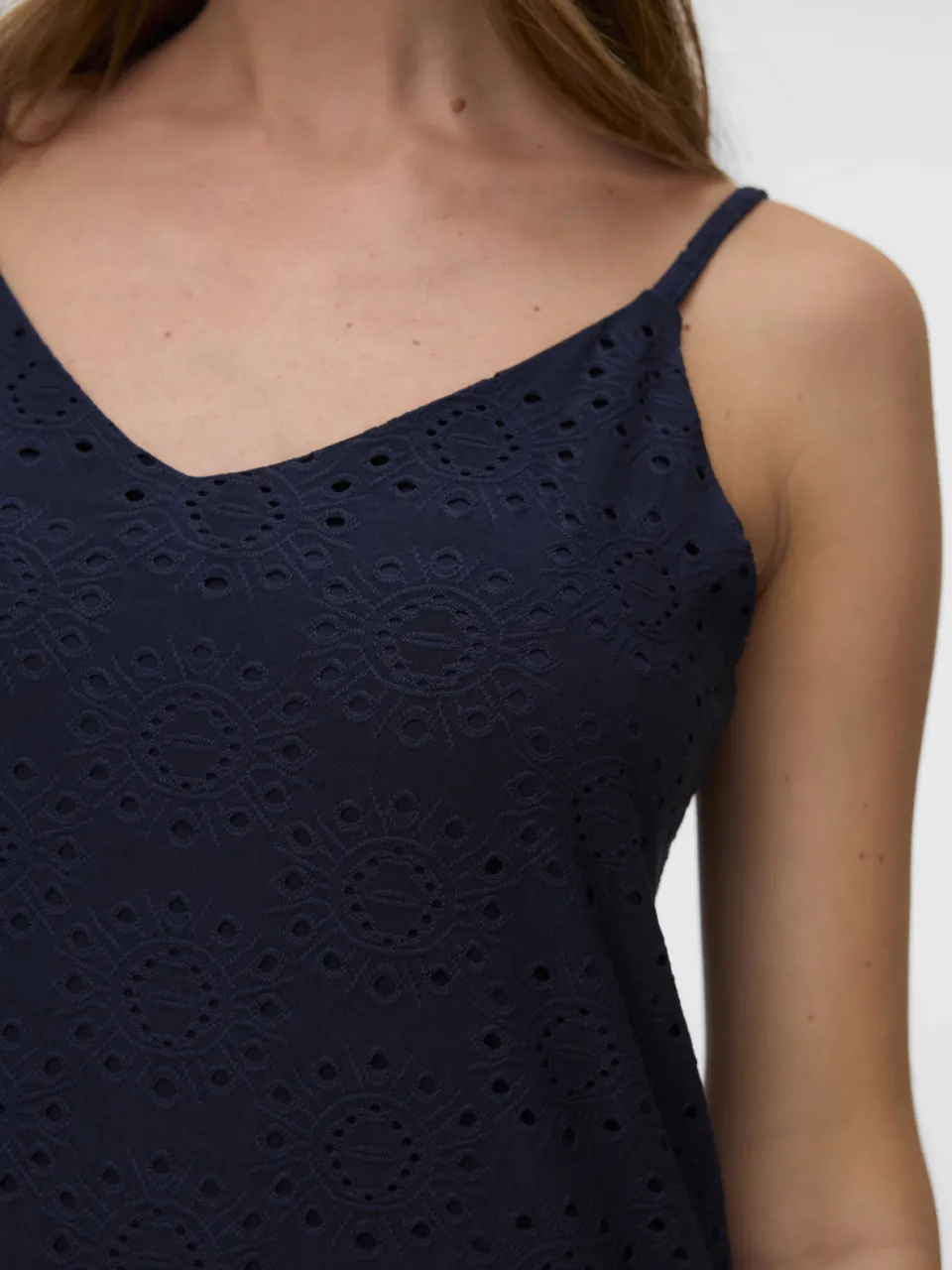 Vero Moda midi jurk marineblauw, foto 4