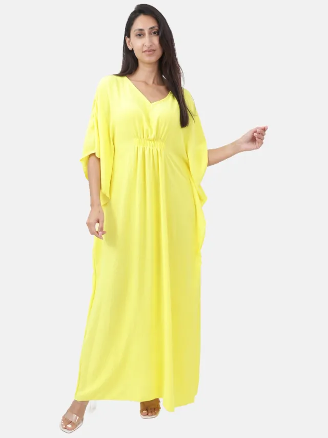 Elara Maxikleid Gelb
