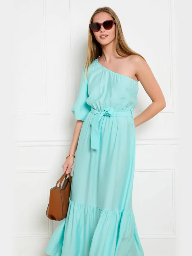 LOLALIZA maxi jurk blauw