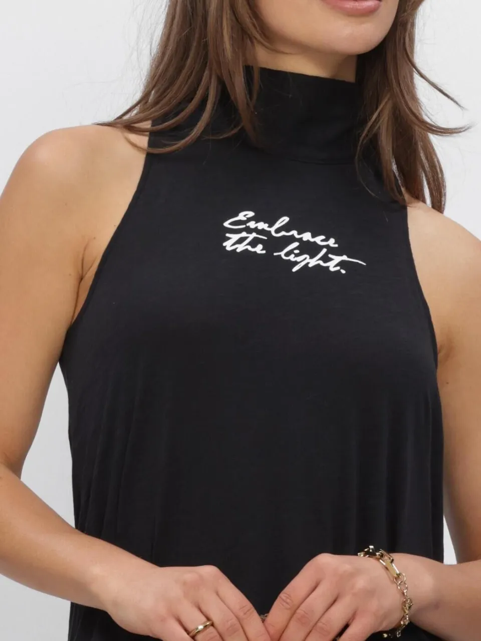Penn & Ink Dames Jurken Dress Print - Zwart, foto 4