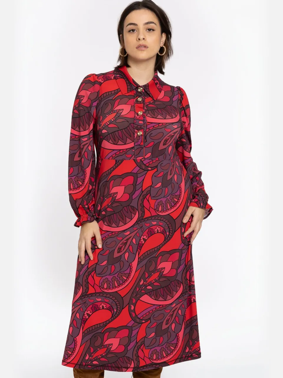 Yoek Jurk GLORIA | Rood, foto 2