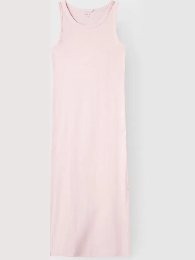 NAME IT NKFDORA SL XSL MAXI DRESS - Meisjes - Jurken Parfait Pink / Pattern Solid