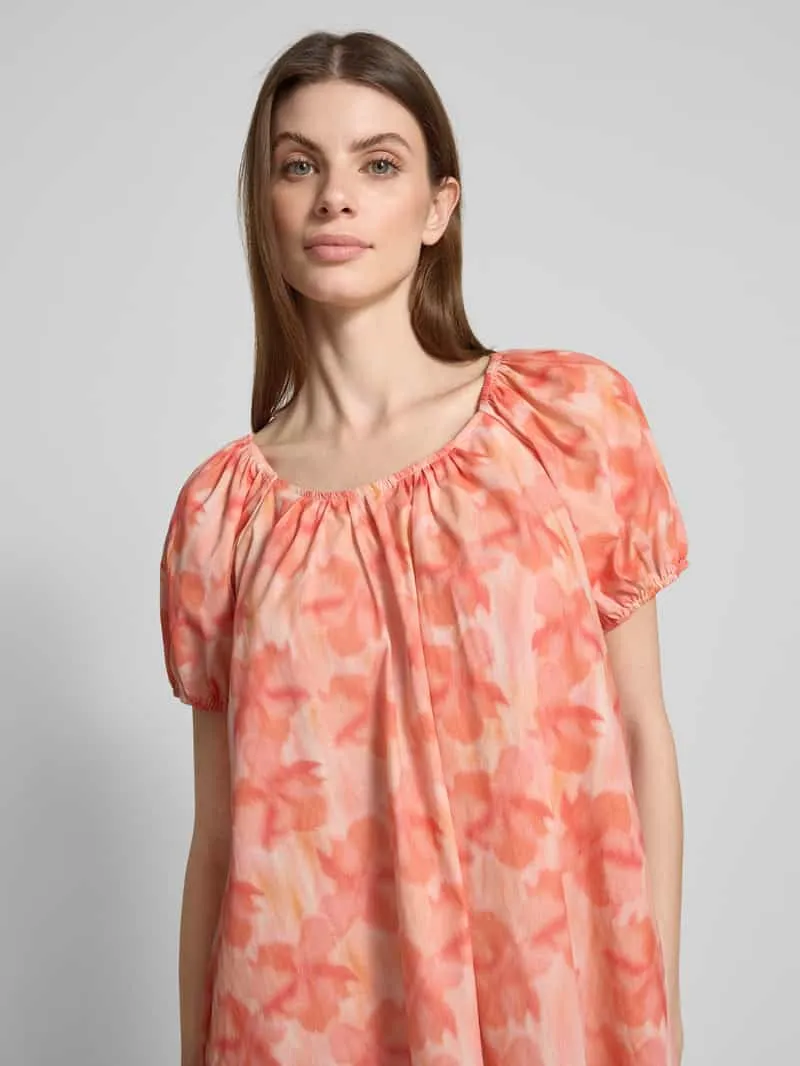 MoVeS Mini-jurk met ronde hals, model 'Kenna' roze, foto 4