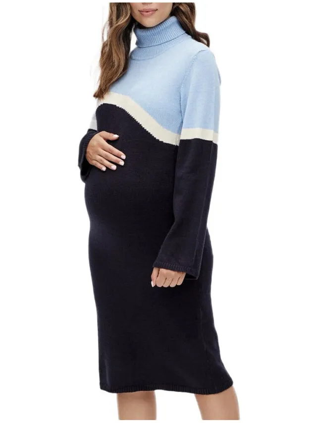 Mamalicious Korte Jurk Mamalicious Rollneck Zwart