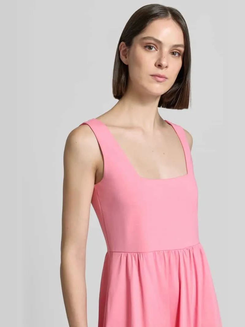Comma maxi-jurk roze, foto 3
