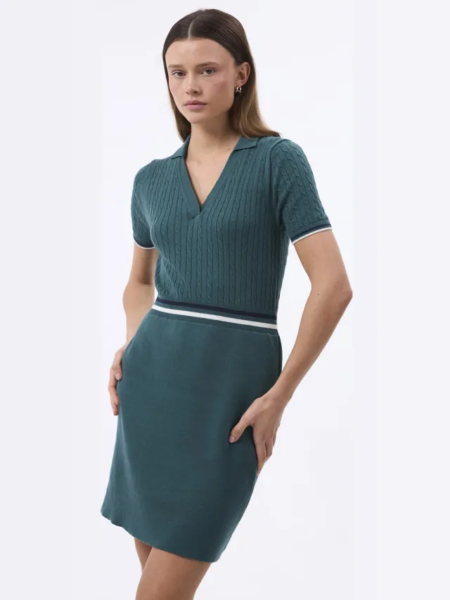FELIX HARDY Midi Zomer Kleid Dames Groen