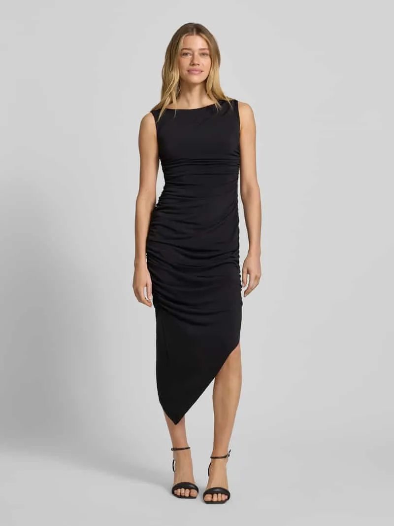 Jake*s Cocktail cocktailjurk in asymmetrische look Zwart