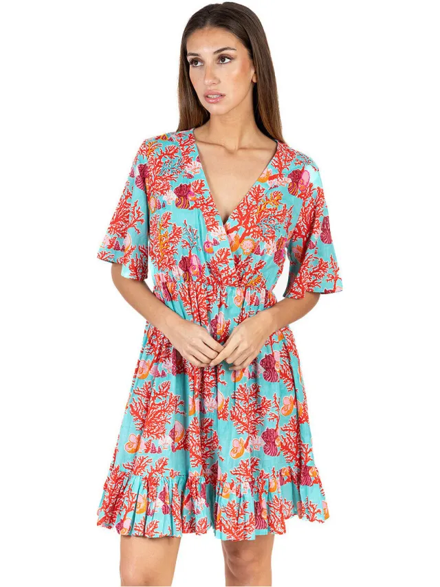 Isla Bonita By Sigris Jurk Isla Bonita By Sigris Jurk Blauw
