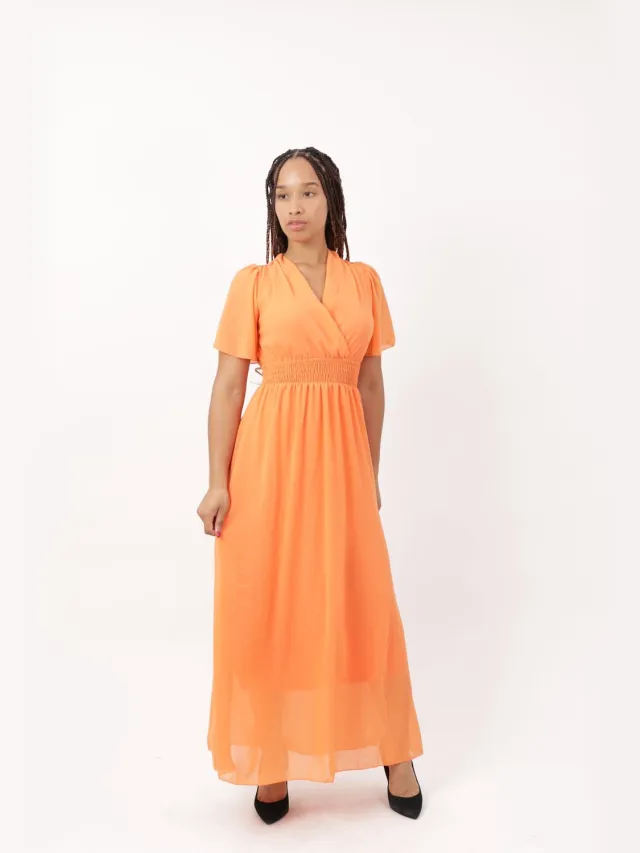 Elara Maxikleid Orange