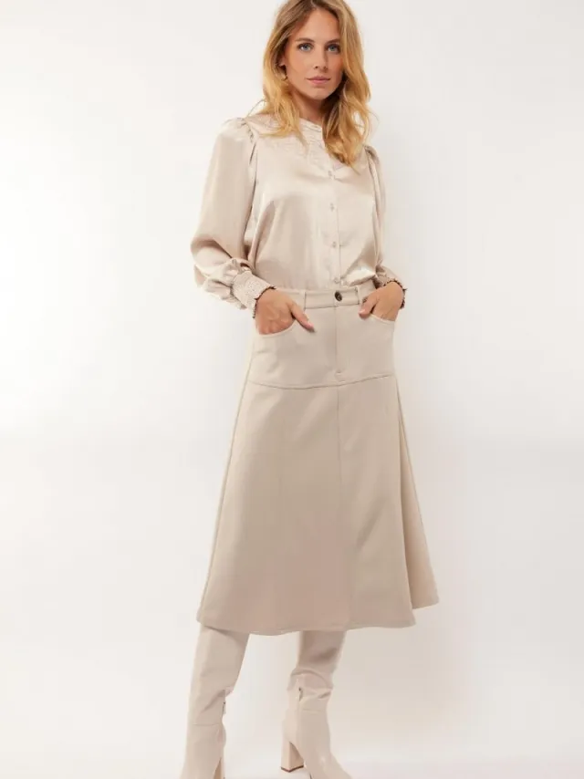 G-Maxx Eliva Skirt Sand - Maat :