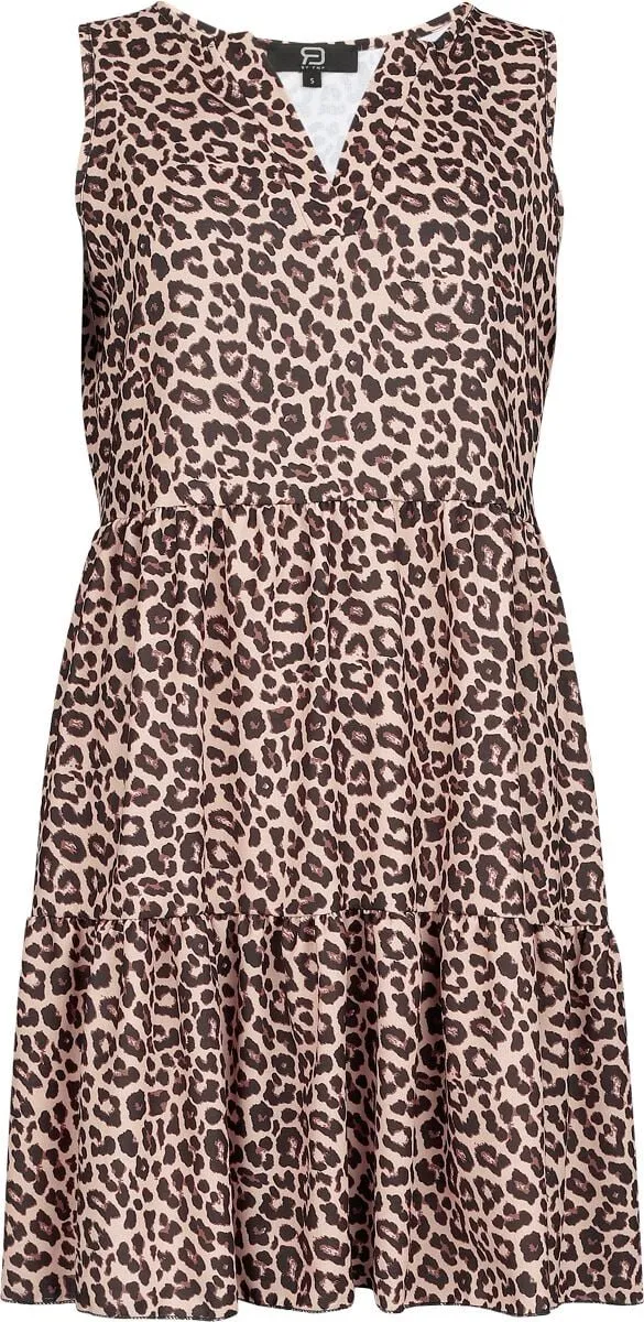 R.E.D. ROCK-ENGINEERED DESIGN multicolor jurk met luipaardprint - Dames
