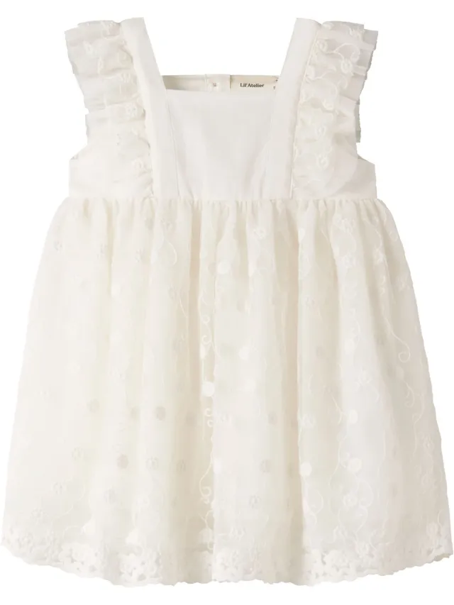 Lil' Atelier Jurk tule Coconut Milk
