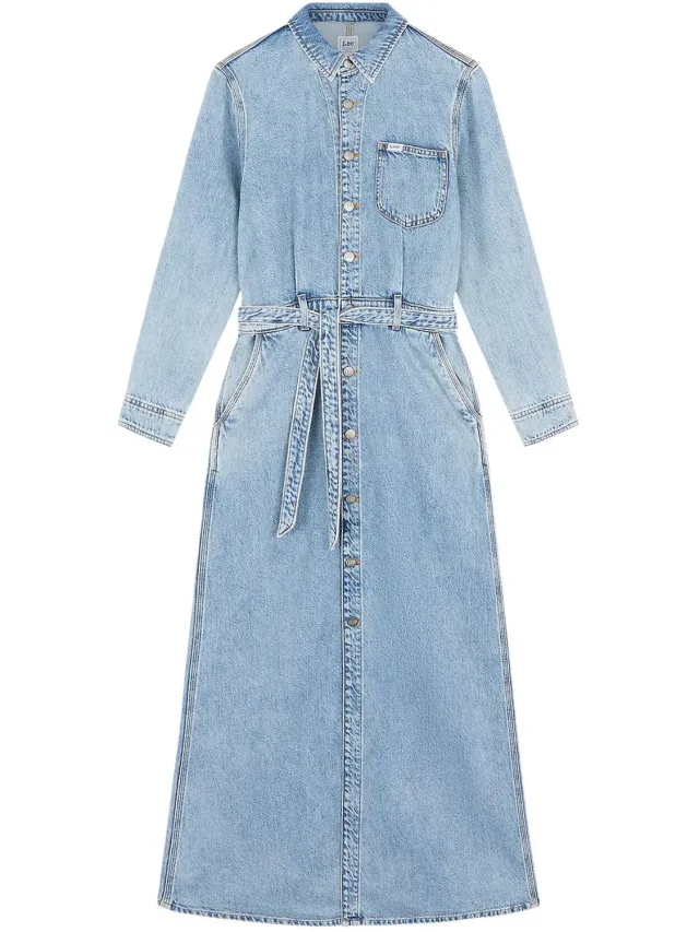 Lee Dames denim jurk Lee Boiler All Day blauw