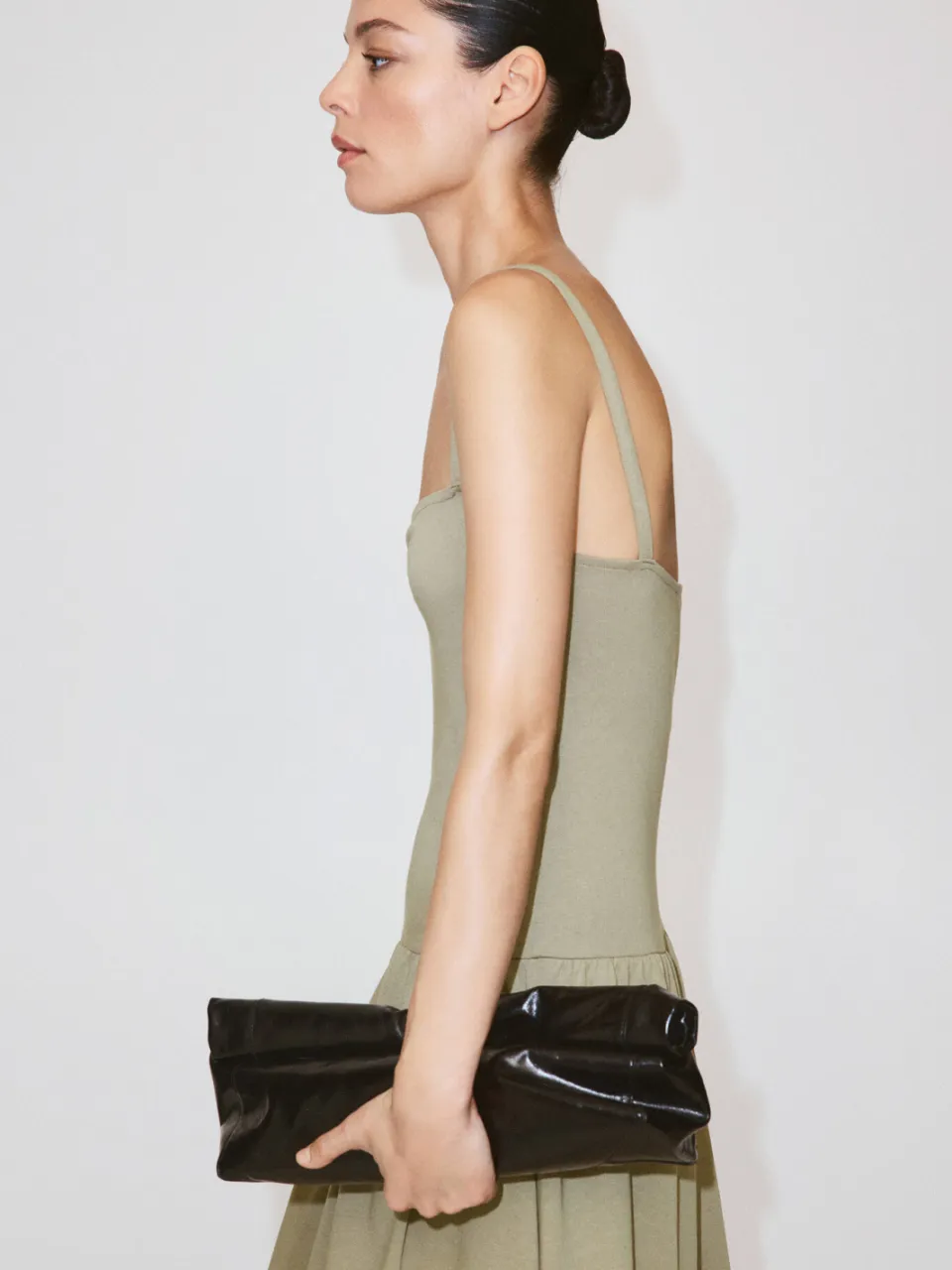 Mango midi jurk - kaki, foto 3