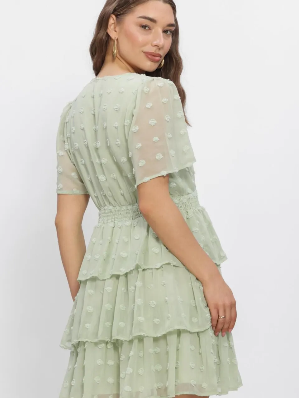 Y.A.S Yasdottie zomerjurk mint, foto 3