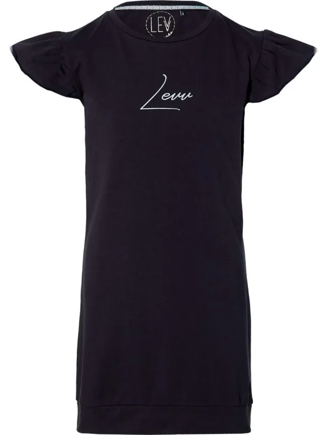 Levv jurk Mace donker blauw