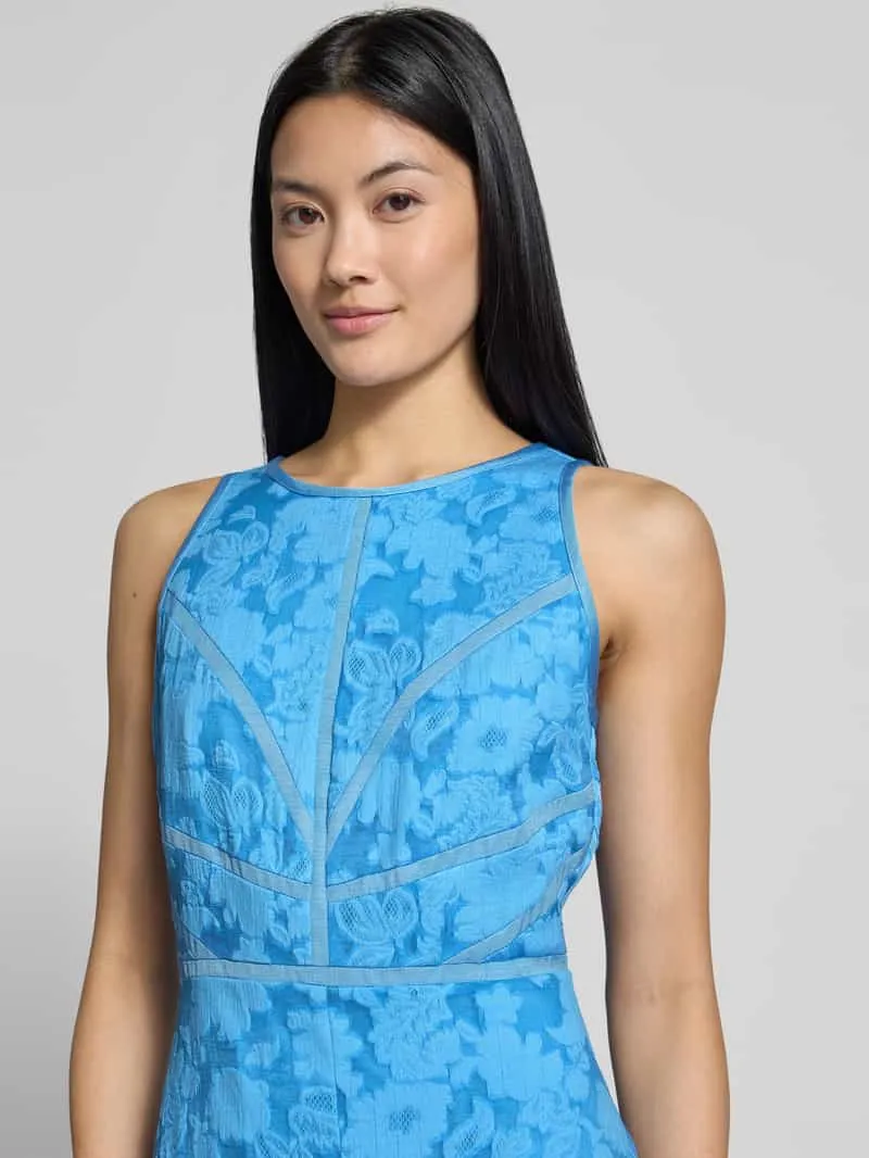 Ted Baker Midi-jurk van pure viscose model 'Lee' lichtblauw, foto 4