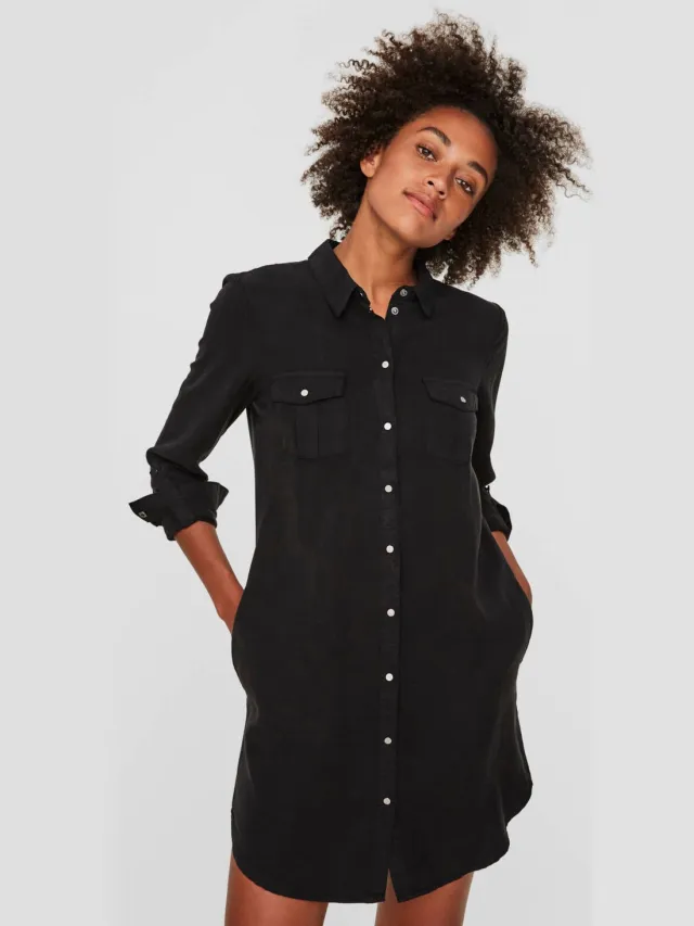 Vero Moda blousejurk VMSILLA zwart, foto 2