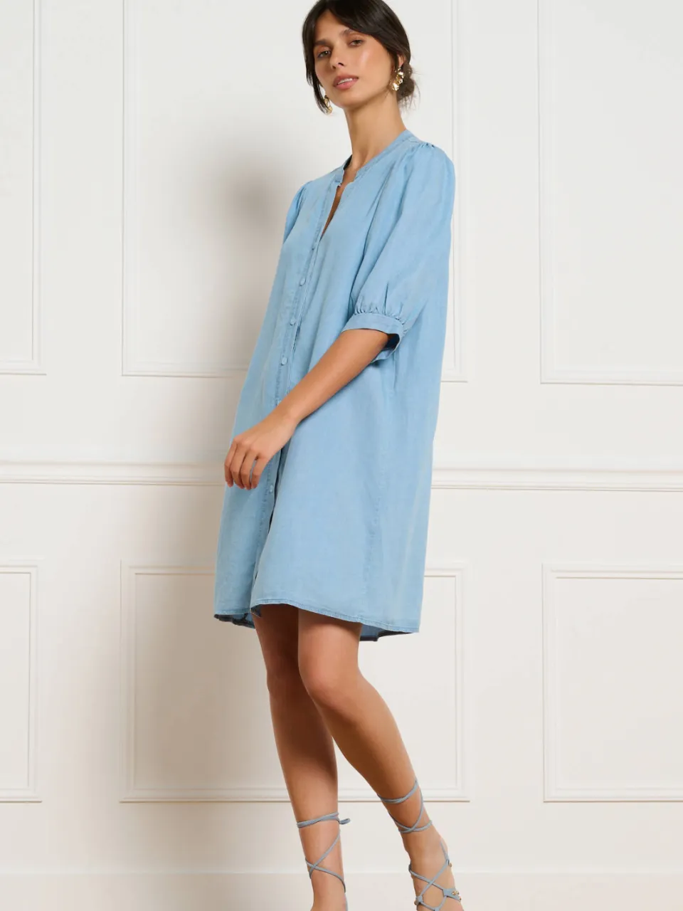 LOLALIZA korte jurk - blauw, foto 3
