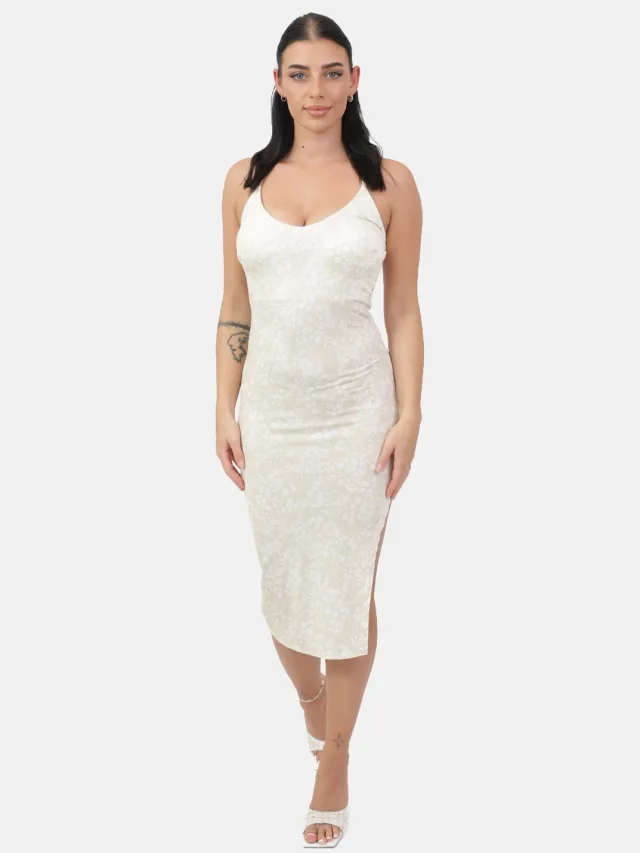 Elara Minikleid Hellbeige