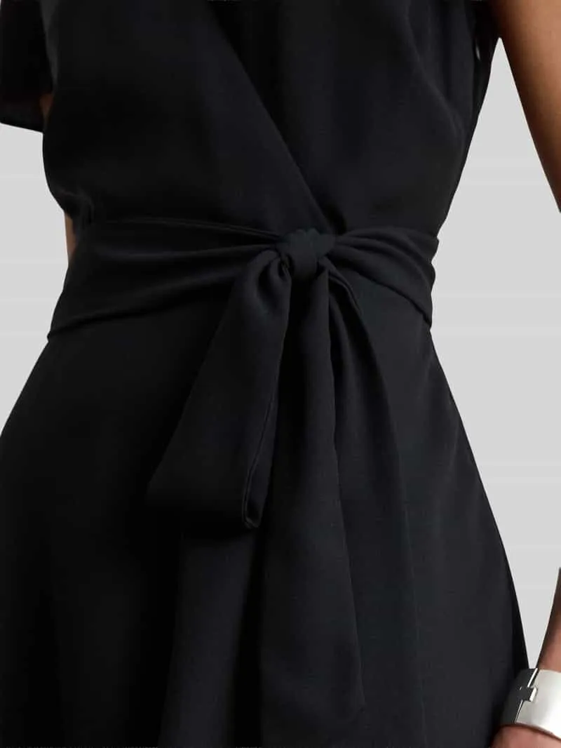 Lauren Ralph Lauren Getailleerde vrijetijdsjurk van chiffon zwart, foto 4