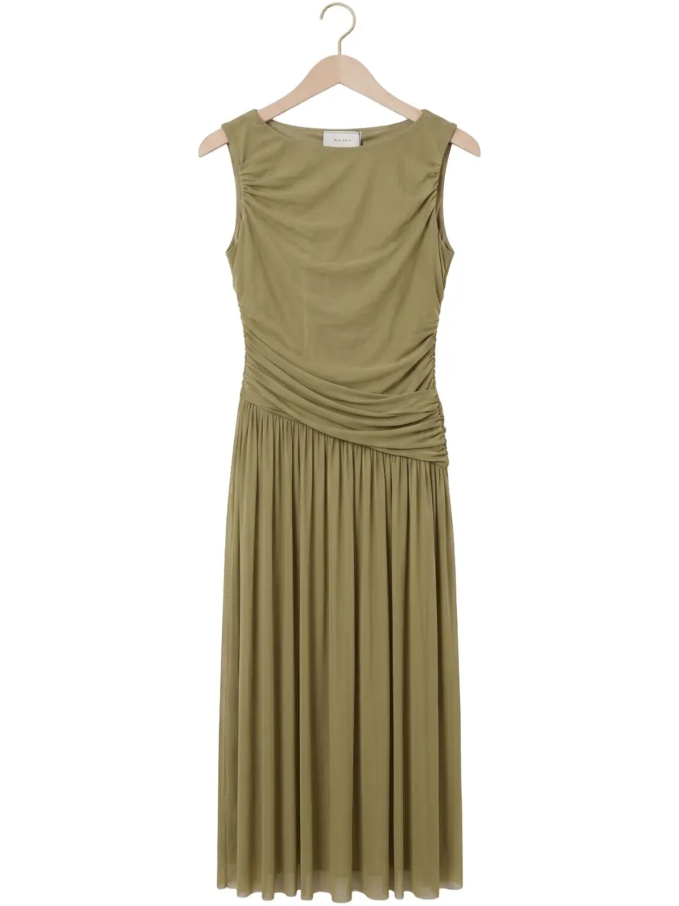 Neo Noir Dames Jurken Cludine Mesh Dress - Khaki, foto 2