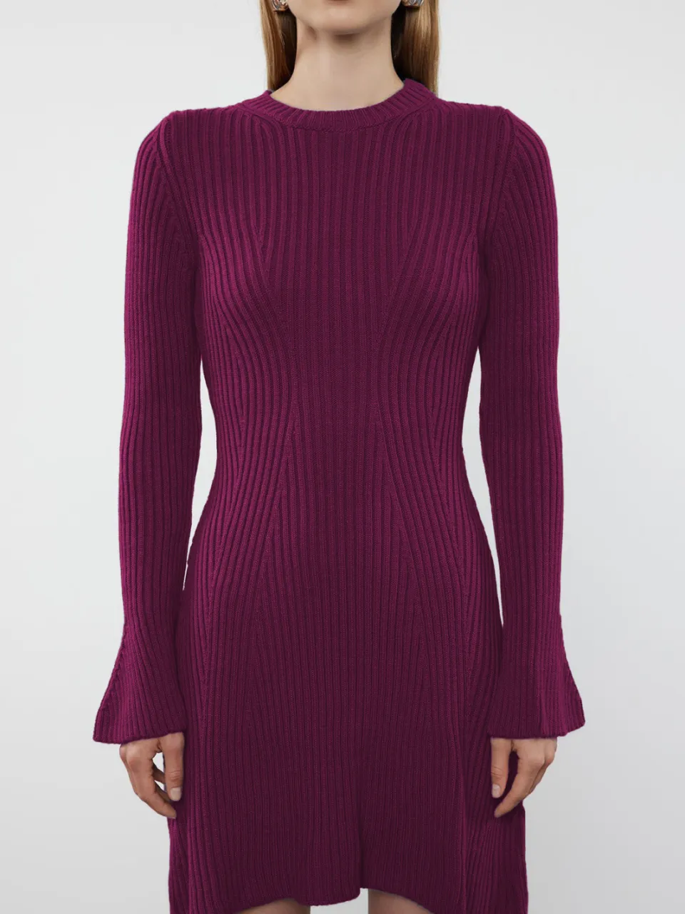 Trendyol TRENDYOLMİLLA Dames Paars Effen Extra Kort / Super Mini Lang Casual A-lijn Jurken, foto 2