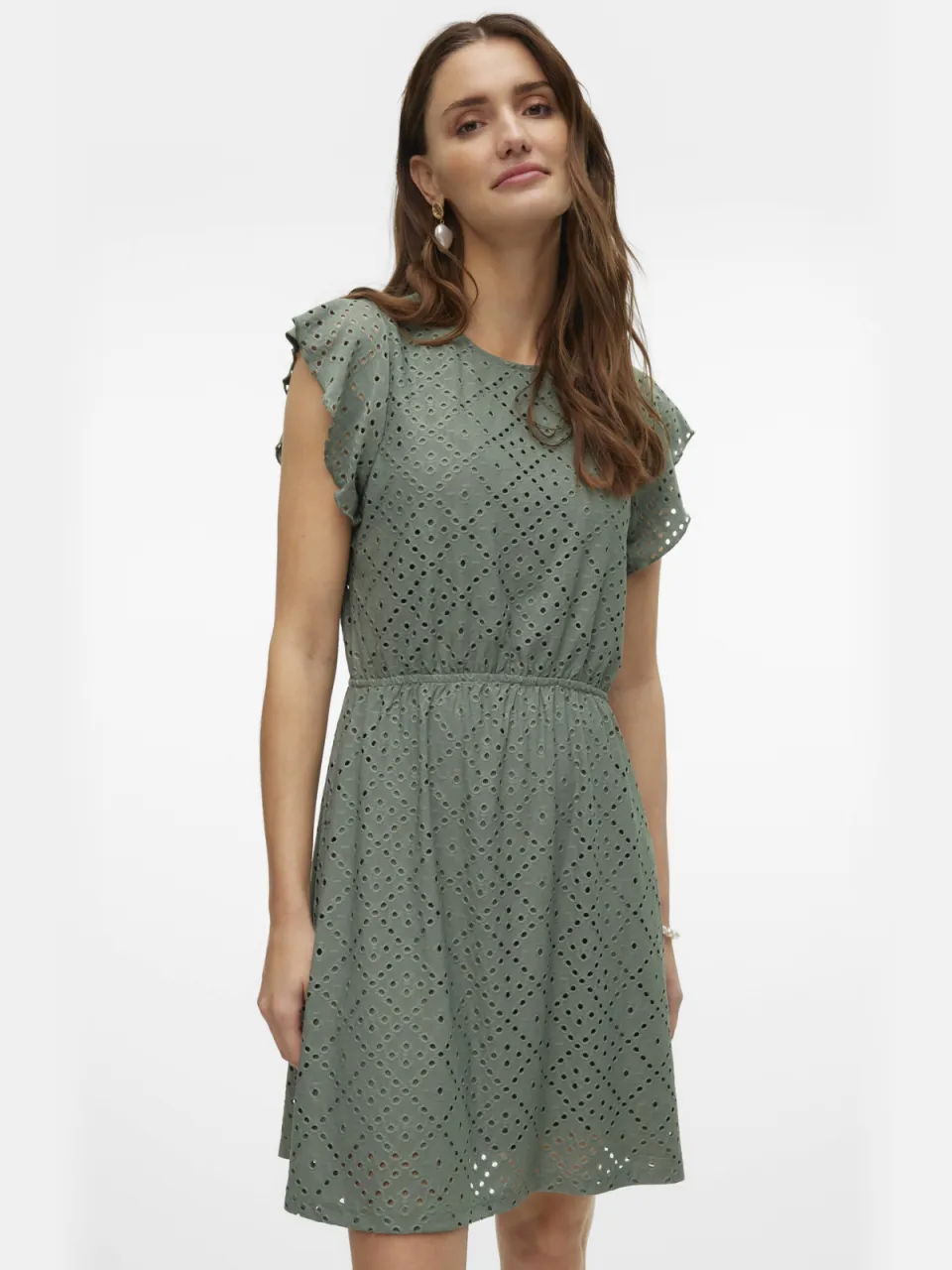 Vero Moda Tassa zomerjurk rietgroen, foto 3