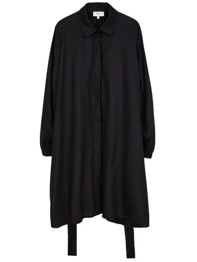 Makia Iiris Lang Mouw Jurk Zwart XL Vrouw Black