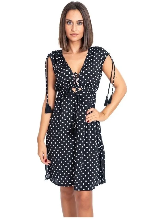 Isla Bonita By Sigris Korte Jurk Isla Bonita By Sigris Korte Jurk Zwart